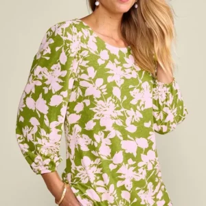 Soft Surroundings Ainsley Linen Blend Tunic- Tops | Tunics & Leggings