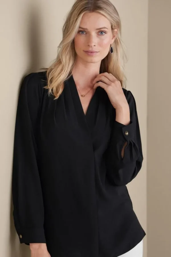 Soft Surroundings Akira Blouse- Tops