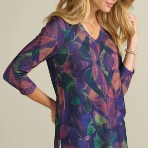 Soft Surroundings Alila 3/4 Sleeve Tunic- Tops