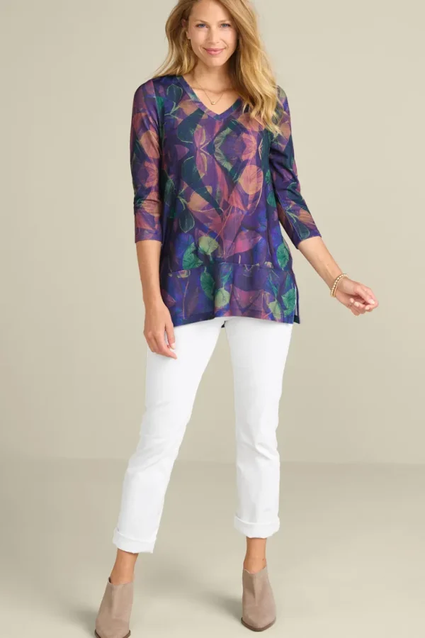 Soft Surroundings Alila 3/4 Sleeve Tunic- Tops