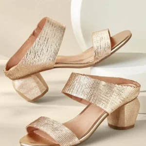 Soft Surroundings Antelope Amelia Textured Sandal- Shoes