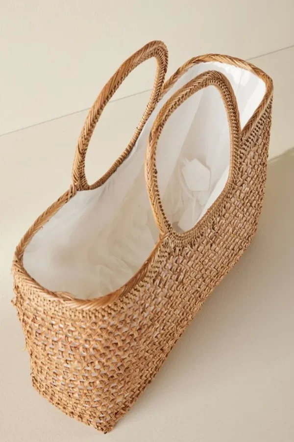 Soft Surroundings April Woven Bag- Handbags