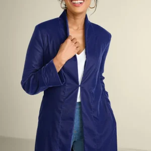 Soft Surroundings Aria Velvet Jacket- Jackets & Coats