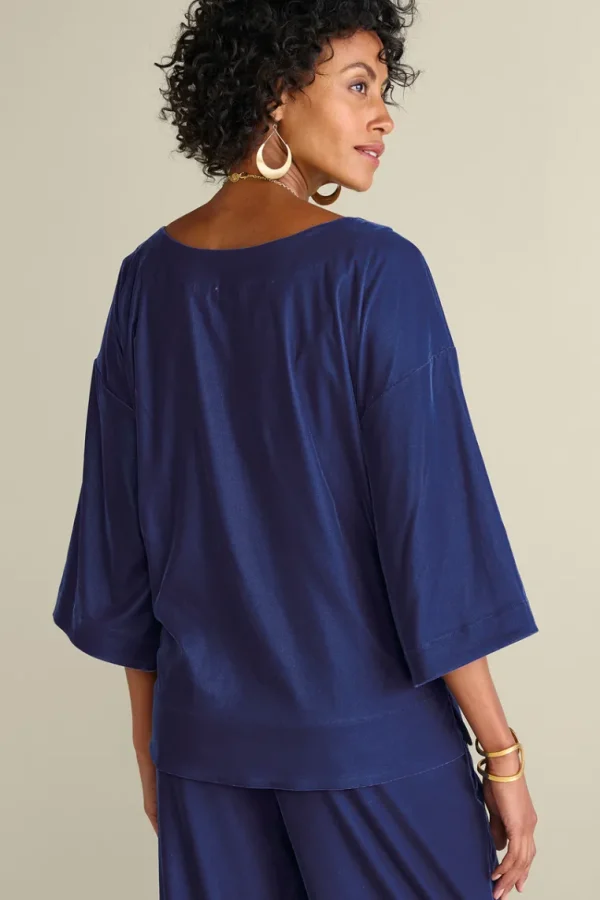 Soft Surroundings Aria Velvet Top- Tops