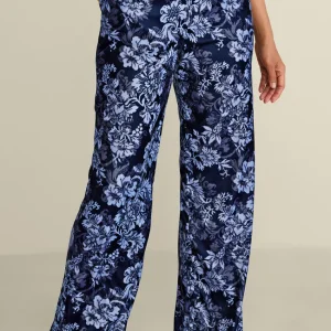 Soft Surroundings Aria Velvet Wide Leg Pants- Pants