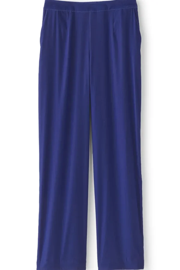 Soft Surroundings Aria Velvet Wide Leg Pants- Pants