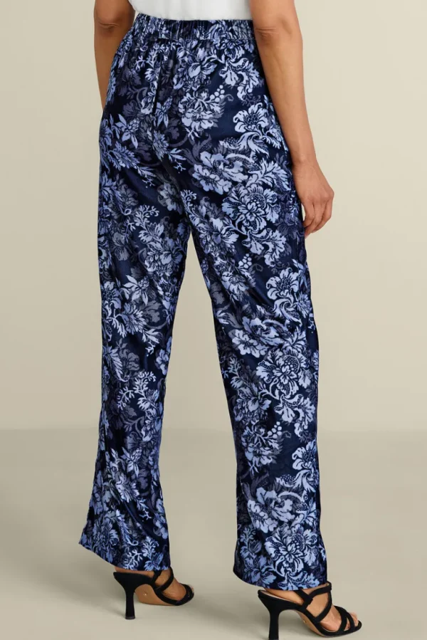 Soft Surroundings Aria Velvet Wide Leg Pants- Pants