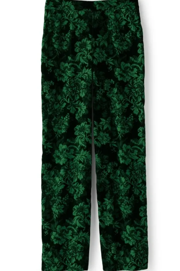 Soft Surroundings Aria Velvet Wide Leg Pants- Pants