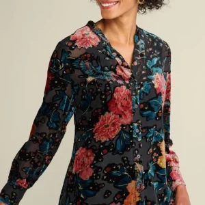 Soft Surroundings Autumn Velvet Tunic- Tops