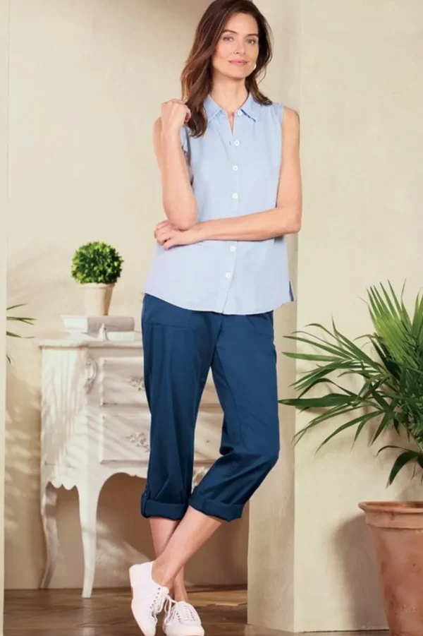 Soft Surroundings Barbados Convertible Crop Pants- Pants