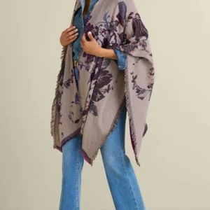 Soft Surroundings Beatrix Floral Wrap- Toppers | Jackets & Coats