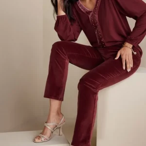 Soft Surroundings Blakely Velveteen Pants- Pants