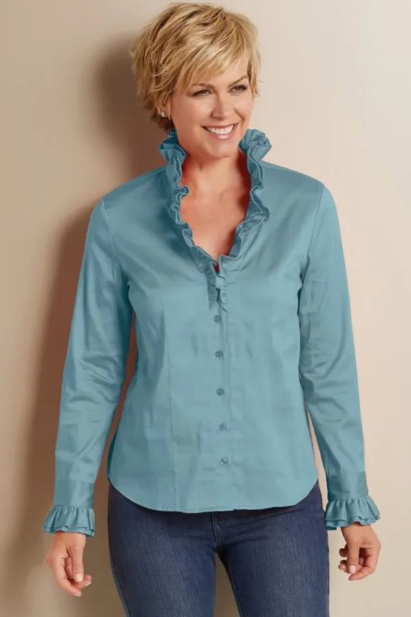 Soft Surroundings Boleyn Shirt- Tops