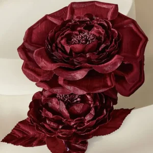 Soft Surroundings Bordeaux Blooms Pin- Jewelry