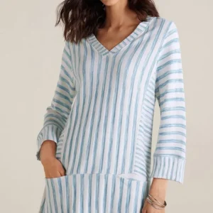 Soft Surroundings Briza Stripe Tunic- Tops