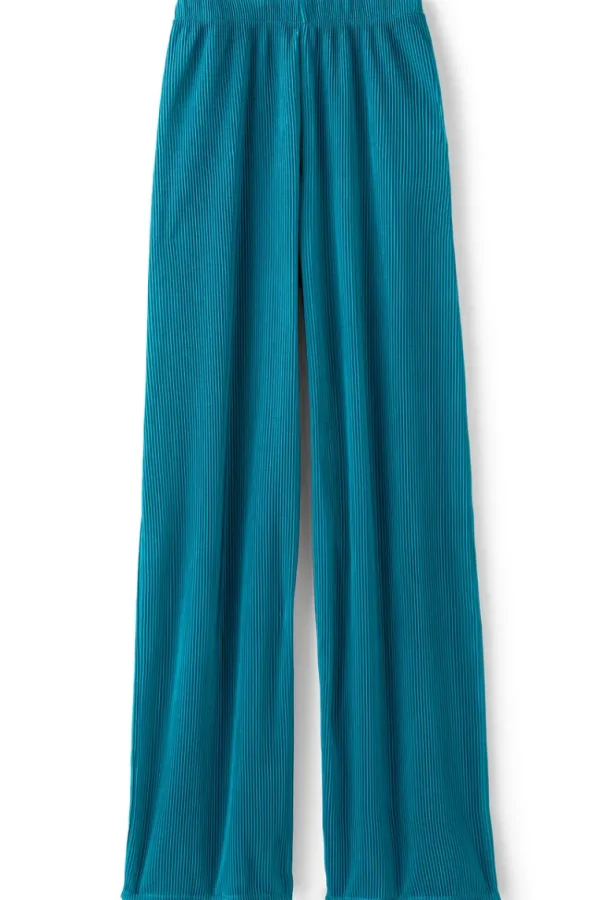 Soft Surroundings Cella Plisse Wide Leg Pants- Pants