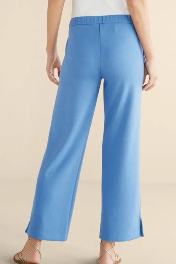 Soft Surroundings Ceri Knit Wide-Leg Pants- Pants