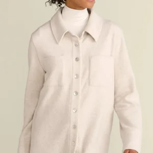 Soft Surroundings Cozy Boyfriend Shirt- Tops