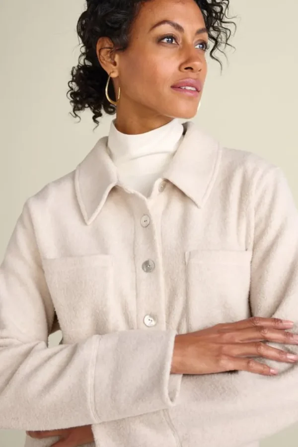 Soft Surroundings Cozy Boyfriend Shirt- Tops