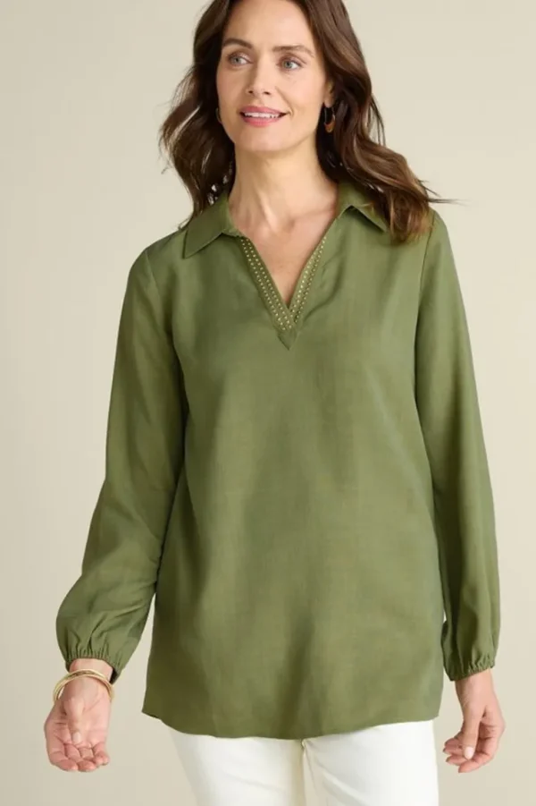 Soft Surroundings Delaine Tencel™ Tunic- Tops