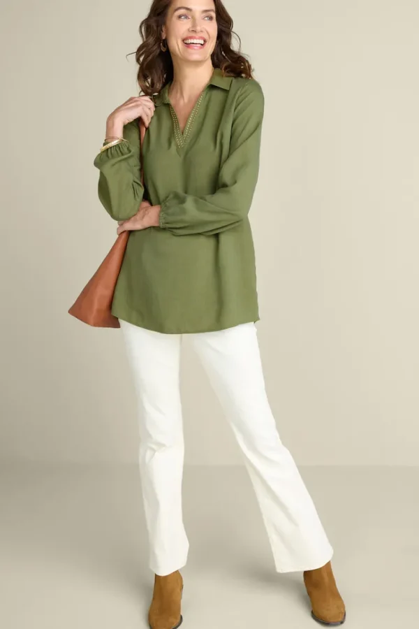 Soft Surroundings Delaine Tencel™ Tunic- Tops