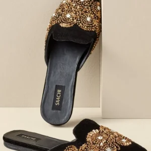 Soft Surroundings Delilah Embellished Slide- Shoes