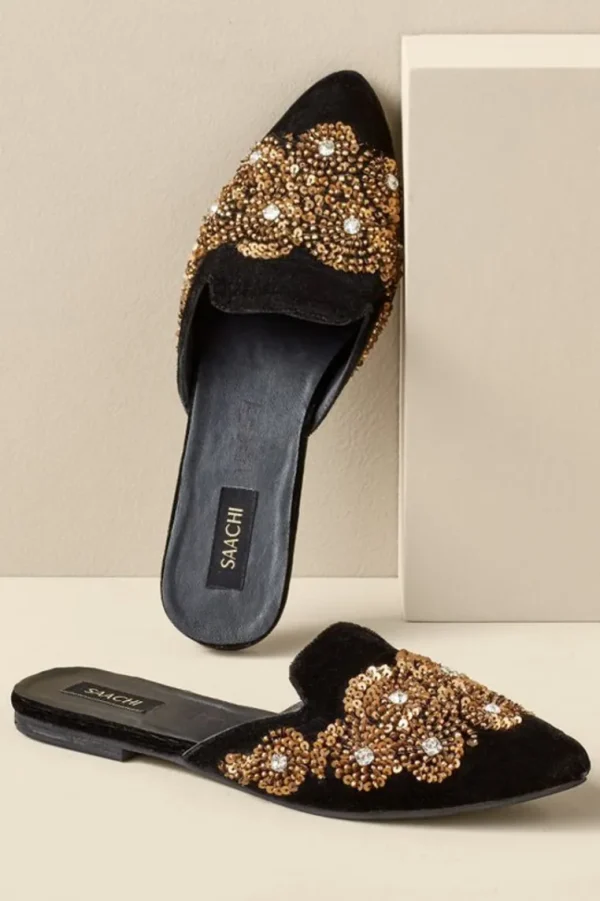 Soft Surroundings Delilah Embellished Slide- Shoes