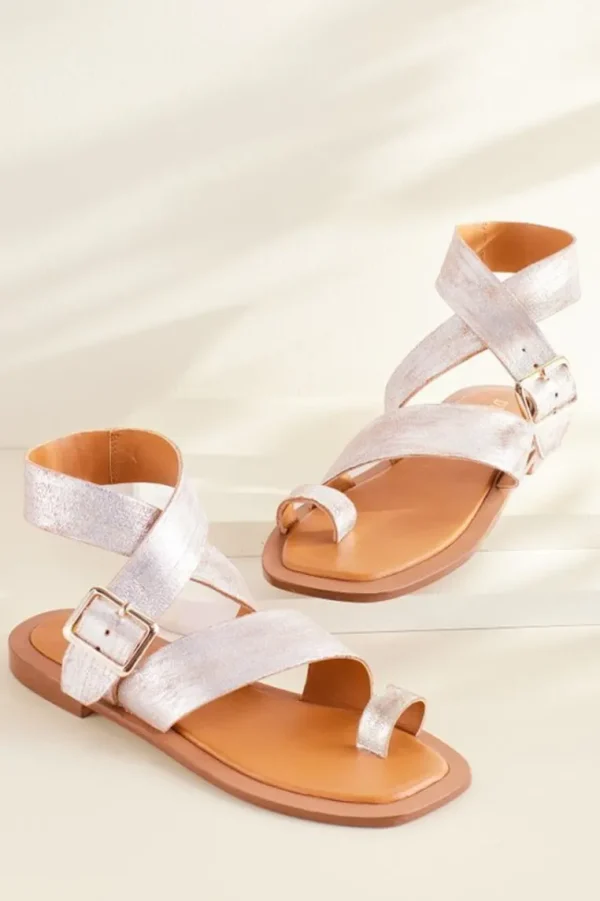 Soft Surroundings Diba True Cite See Buckle Sandal- Shoes