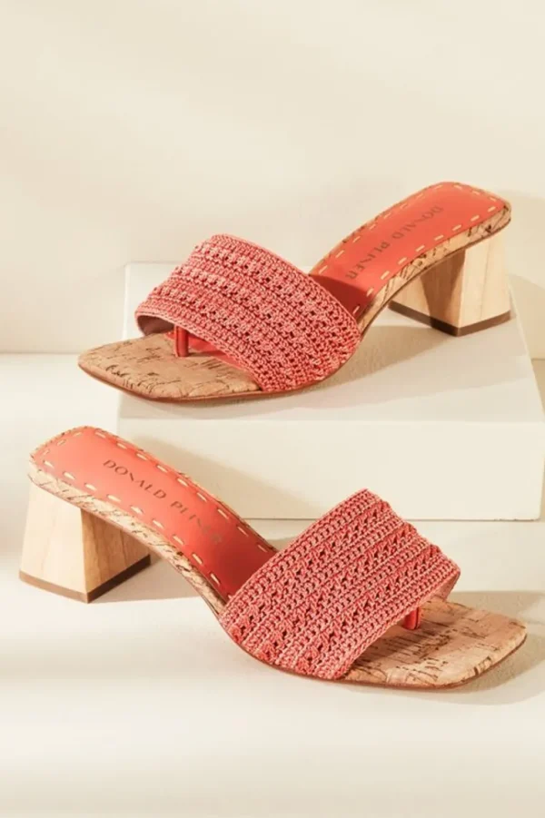 Soft Surroundings Donald Pliner Nayla Crochet Slide- Shoes