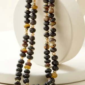 Soft Surroundings Ebony Beaded Necklace- Jewelry | Necklaces