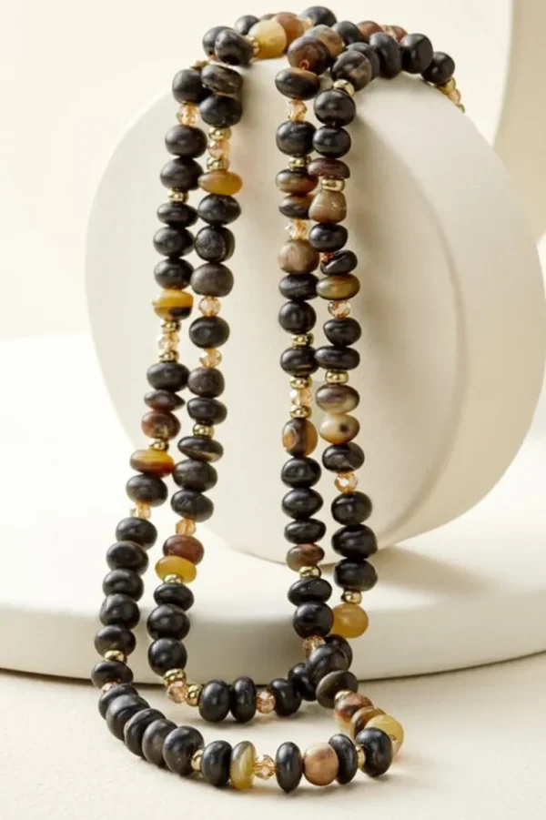 Soft Surroundings Ebony Beaded Necklace- Jewelry | Necklaces