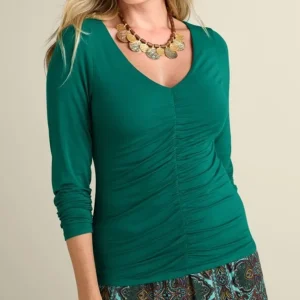 Soft Surroundings Edeliz Long Sleeve Tee- Tops