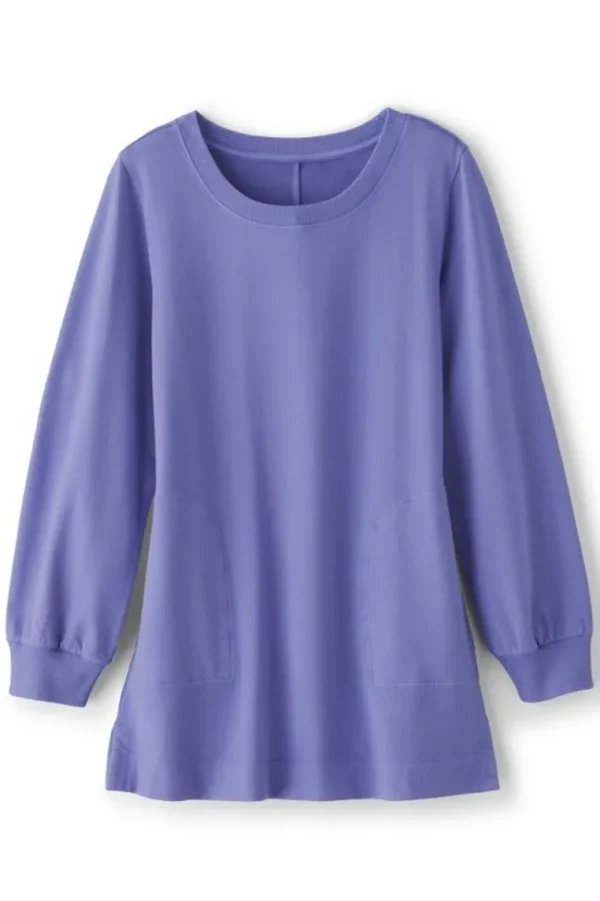 Soft Surroundings Edith French Terry Tunic- Tops