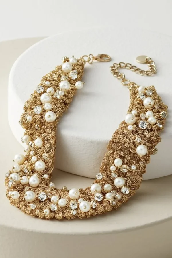 Soft Surroundings Elanore Crochet Pearl Necklace- Jewelry | Necklaces