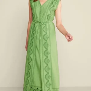 Soft Surroundings Ellison Linen Blend Maxi Dress- Dresses