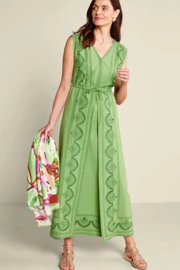 Soft Surroundings Ellison Linen Blend Maxi Dress- Dresses