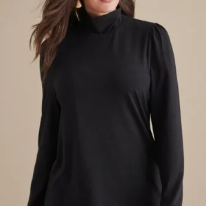 Soft Surroundings Emme Turtleneck Top- Tops