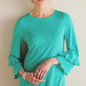 Soft Surroundings Erin Linen Blend Tunic- Tops