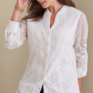 Soft Surroundings Fiori Top- Tops