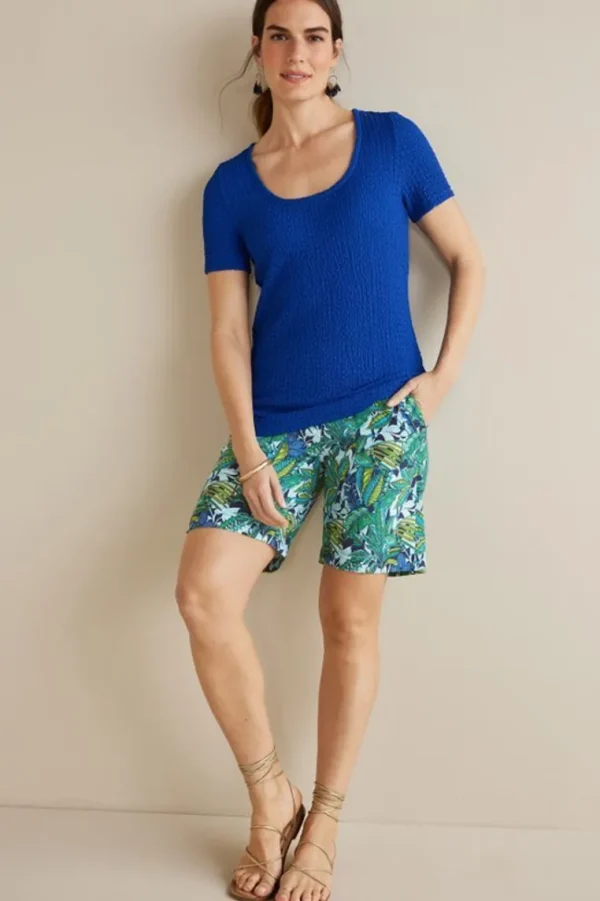 Soft Surroundings Flavia Linen Blend Shorts- Pants | Shorts