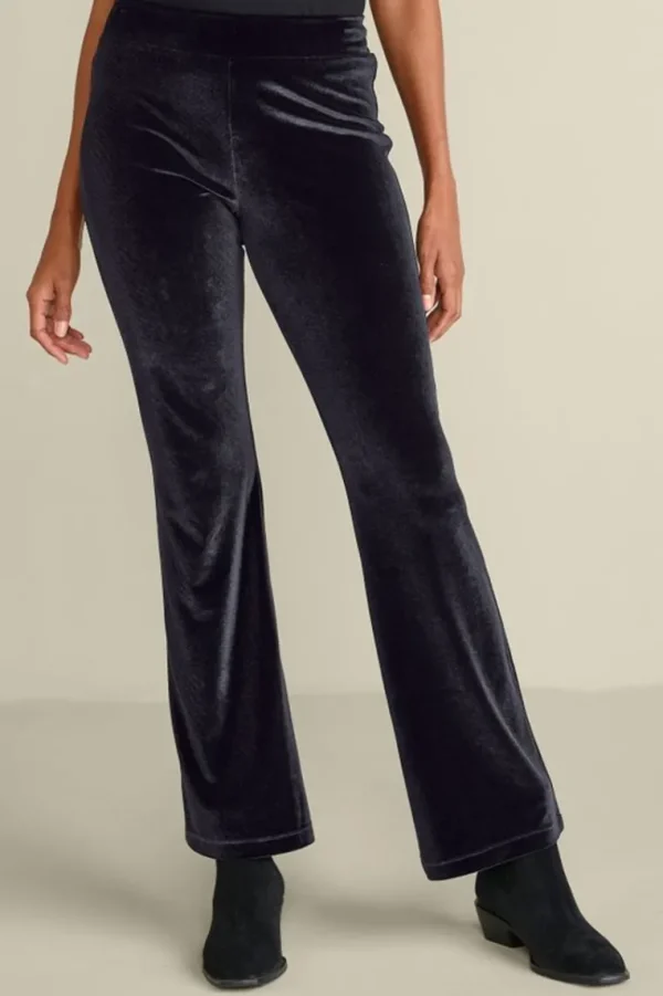 Soft Surroundings Gianna Velvet Bootcut Pants- Pants