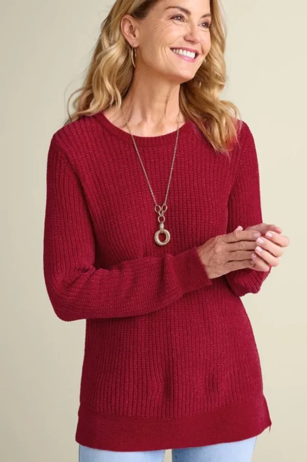 Soft Surroundings Gwendolyn Chenille Sweater- Tops | Sweaters & Cardigans