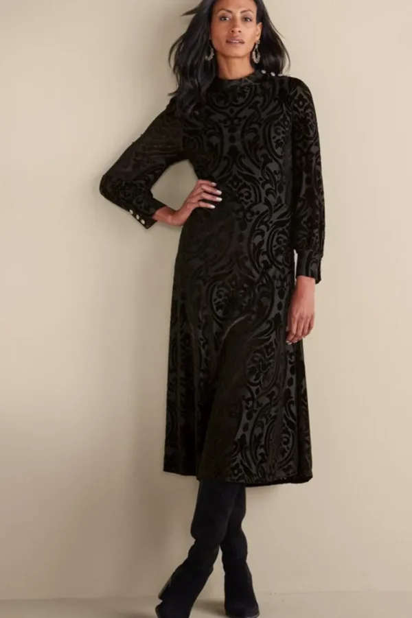 Soft Surroundings Hadley Velvet Dress- Dresses