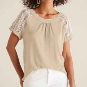 Soft Surroundings Halle Short Sleeve Top- Tops