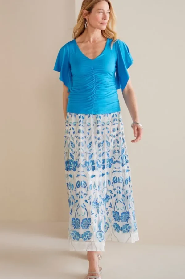 Soft Surroundings Imani Maxi Skirt- Skirts