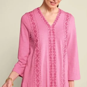 Soft Surroundings Ingrid Embroidered Tunic- Tops | Tunics & Leggings