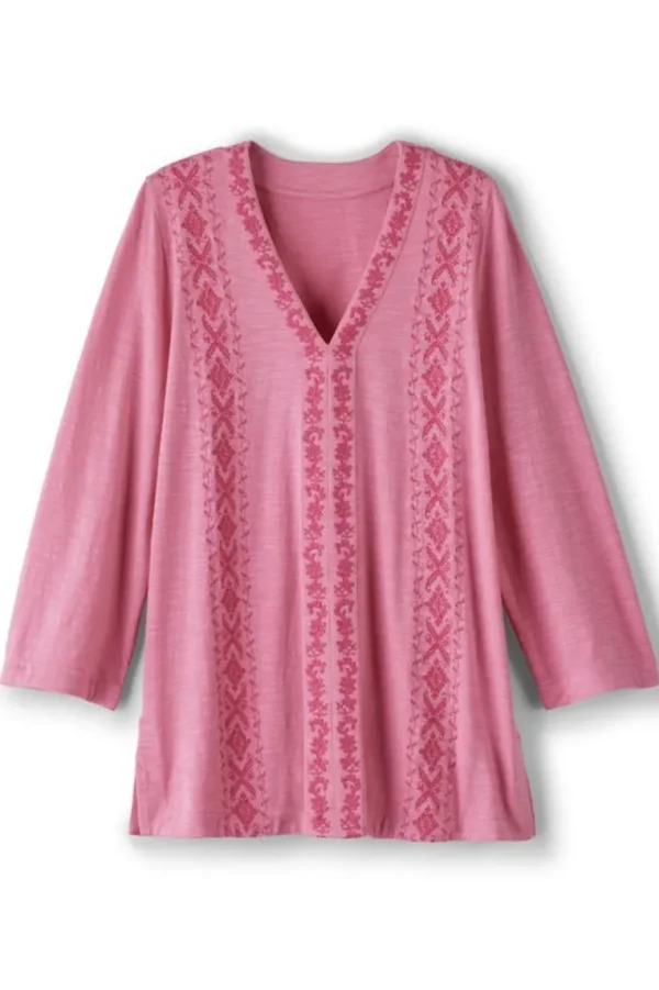 Soft Surroundings Ingrid Embroidered Tunic- Tops | Tunics & Leggings