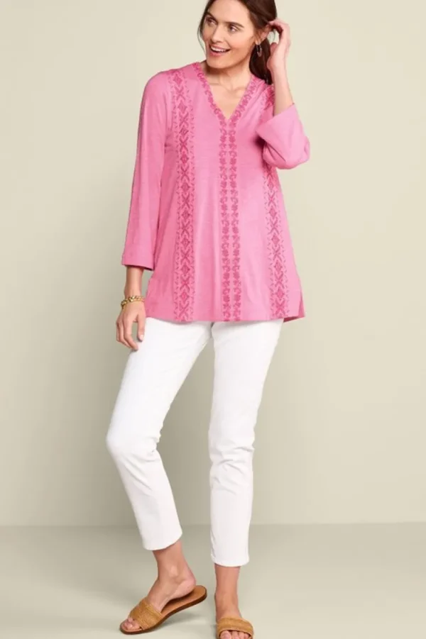 Soft Surroundings Ingrid Embroidered Tunic- Tops | Tunics & Leggings