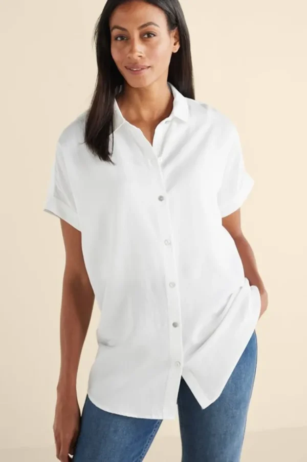 Soft Surroundings Je Veux Tencel™ Shirt- Tops