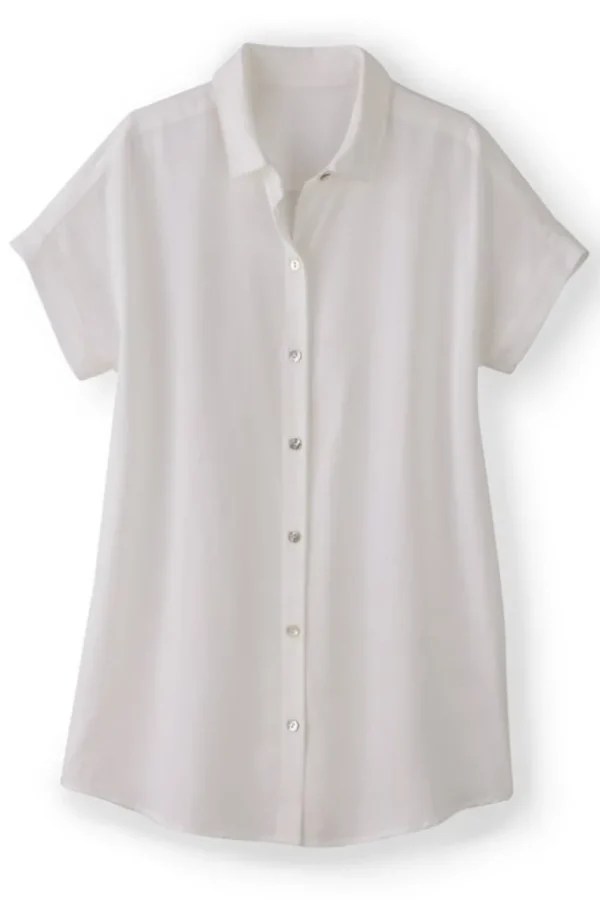 Soft Surroundings Je Veux Tencel™ Shirt- Tops